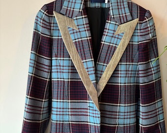 Vintage Givenchy Tartan blazer