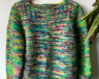 rainbow sweater womens