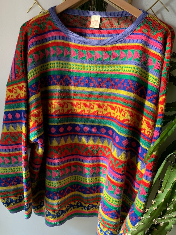 Vintage colorful oilily knitwear
