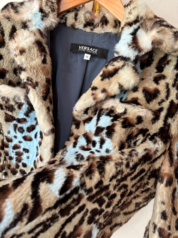 ジャケット・アウター archive vintage versace jeans fur jacket Vintage 80s Fur Leopard Versace Jeans Couture Jacket - Etsy