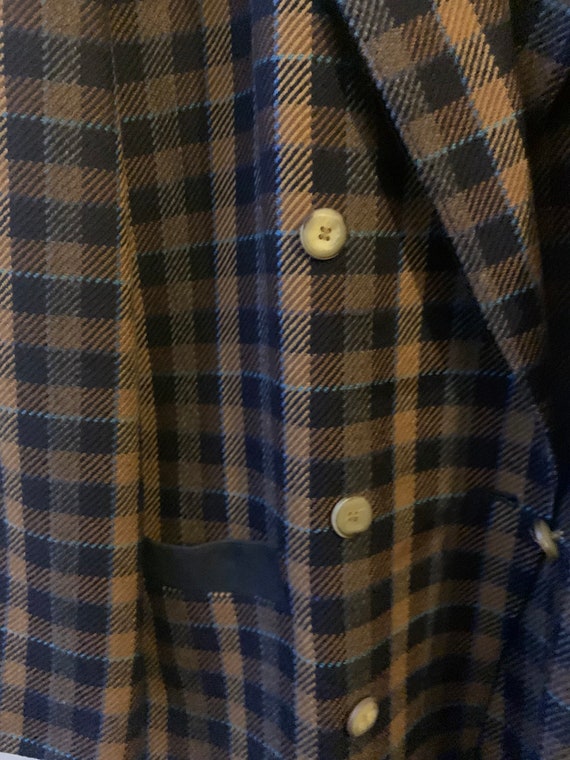 Vintage wool blazer coat
