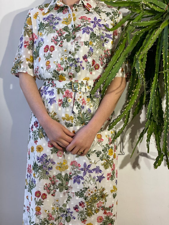 Vintage flower spring Dress