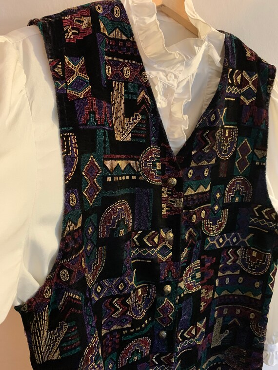 Vintage velvet waistcoat