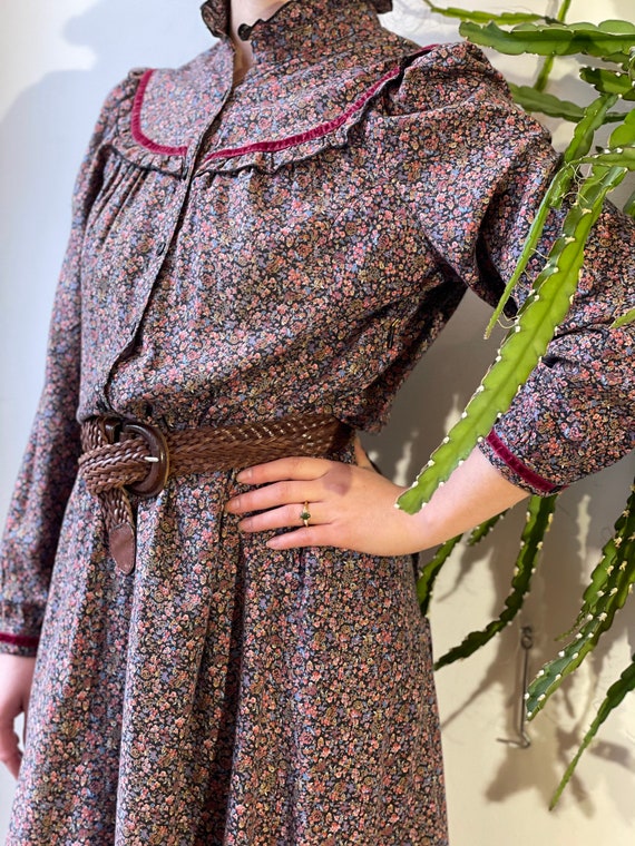 Vintage flower bohemian Dress