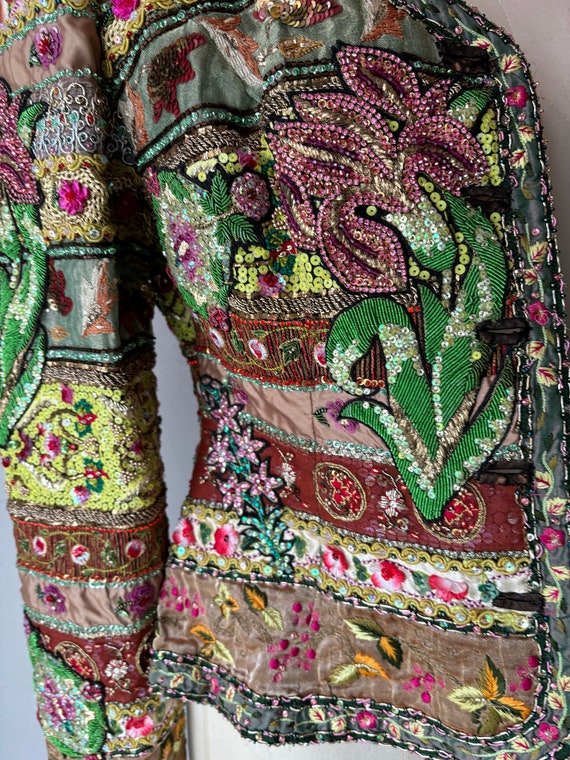 Vintage 80s Ella Singh sequin blazer - image 7
