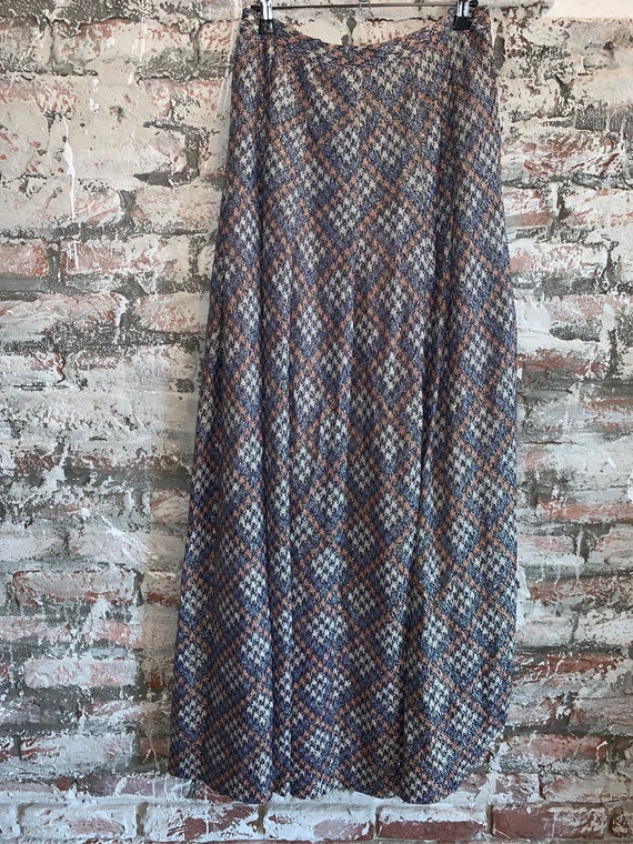 Vintage glitter maxi skirt