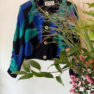 1980s Vintage Dino’z Suede studs Jacket