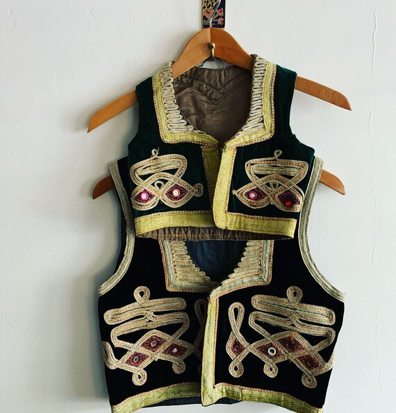 Vintage kids 1970s afghan waistcoat