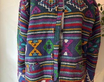 Vintage 1970s Wool Embroidered Jacket - Etsy Vintage 1970s Wool Embroidered Jacket - Etsy