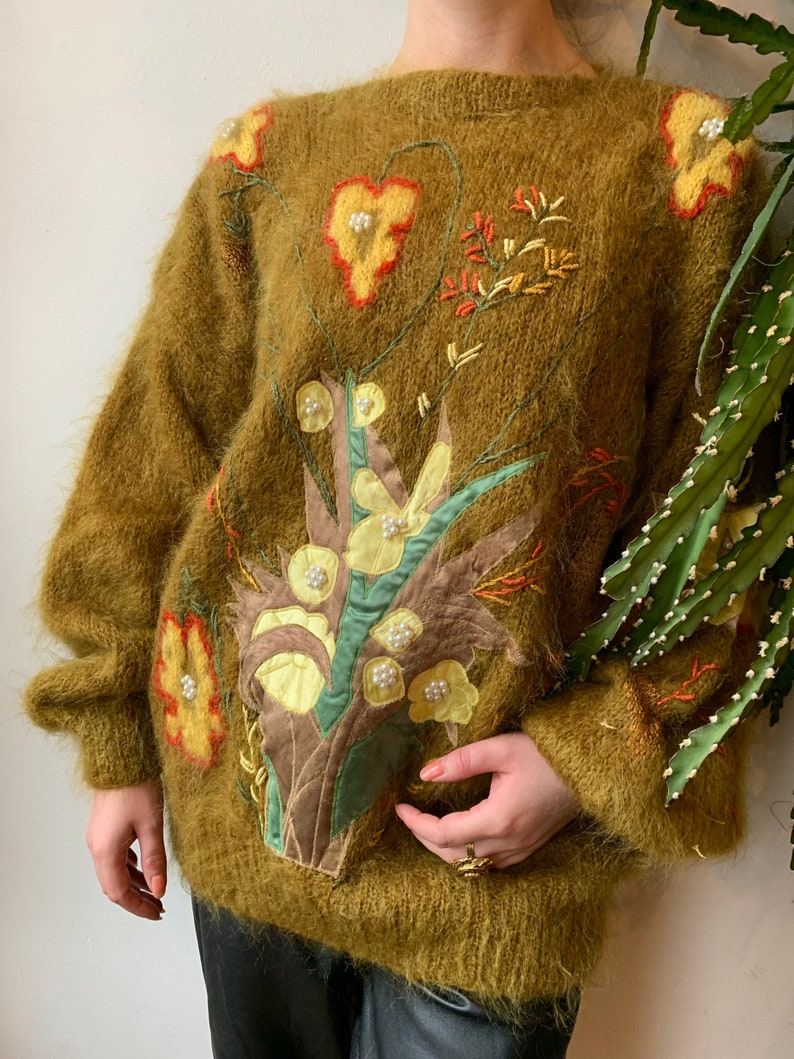 mohair oversized cardigan