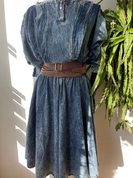 Vintage denim 1980s Dress