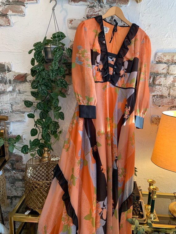 Vintage bohemian maxi Dress
