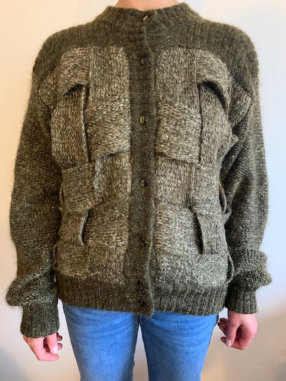 Vintage mohair cardigan 1980s