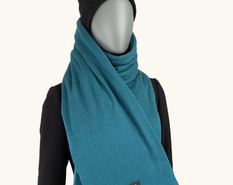Unisex Thermal Scarf - Blue thermal vegan scarf - Scarfs made of Recycled Bottles