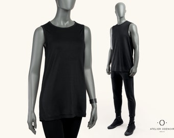 Tank Top Classic Schwarz ECOVERO™  - Gender Neutral - Handmade in Berlin