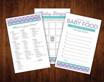 Magical Baby Shower Games DIY Printable Instant Download | Etsy