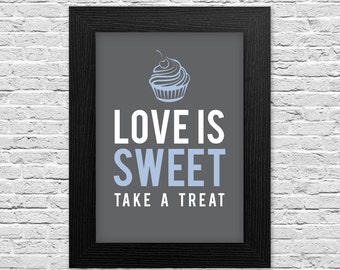 Love is Sweet Take a Treat Sign Wedding Printable Decoration Poster ...