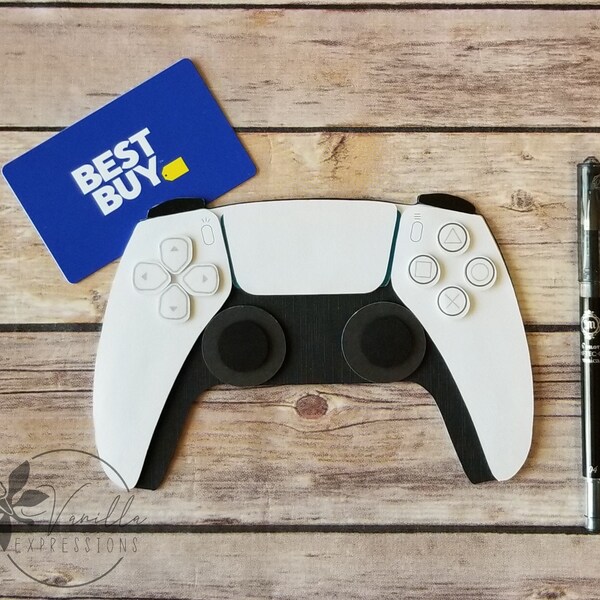 PS5 Controller Gift Card Holder - PS5 Gift - Video Game Gift Card Holder - Gamer Gift - Gaming Gifts - Video Game Card -Play Station