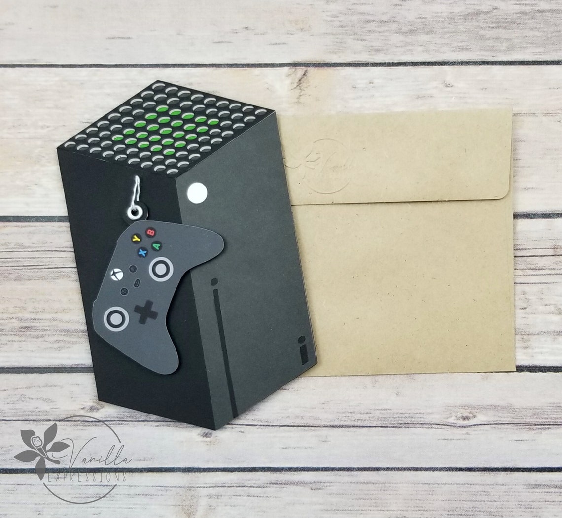 Xbox Series X Gift Card Holder Xbox Gift Card Holder Video Etsy
