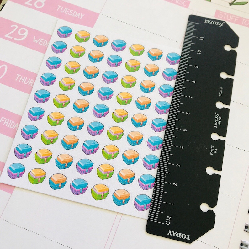 48 pcs Potato Chips Snack Cute Doodle Planner Sticker Sheet