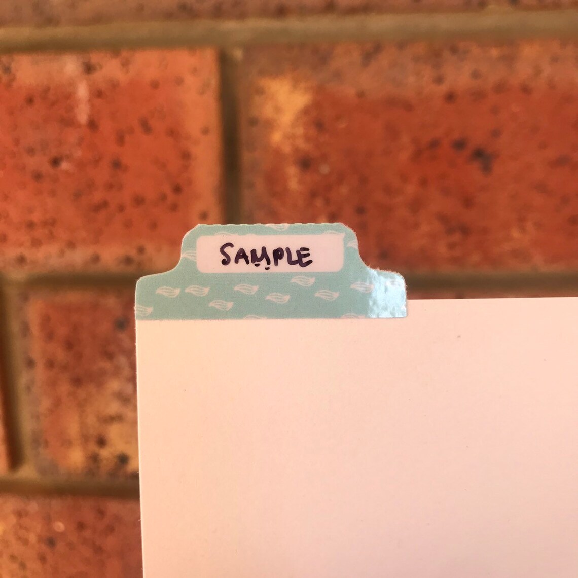 4 pcs Laminated Adhesive Tabs Bookmark Side Tabs Index Etsy