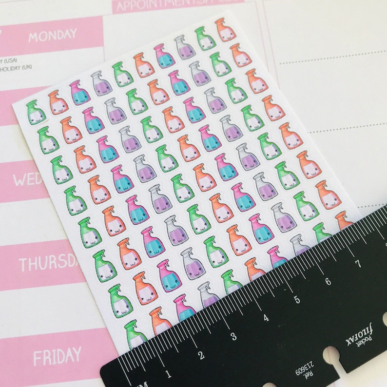 48 pcs Potato Chips Snack Cute Doodle Planner Sticker Sheet