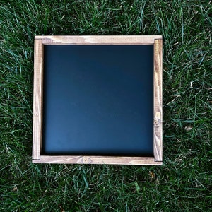Farmhouse Framed Chalkboard Blank Double Sided | Rustic Framed Chalkboard | Blank Chalkboard