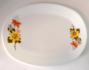 Vintage 'Autumn Glory' Serving Plate by JAJ Pyrex