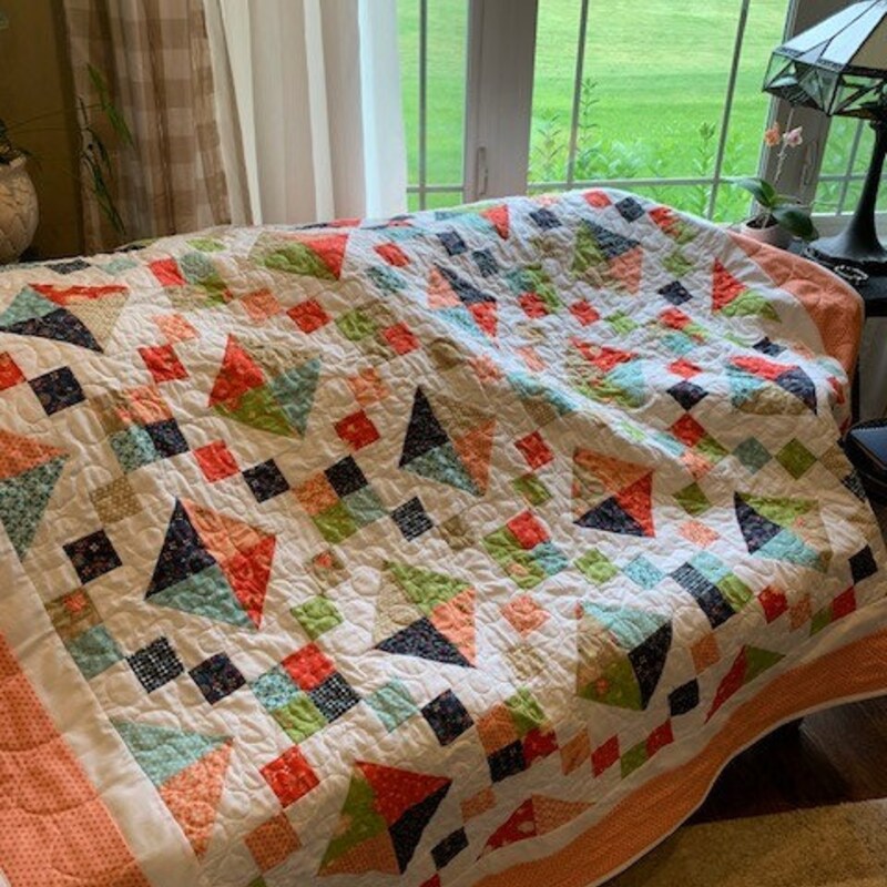 Orange Quilt - Etsy