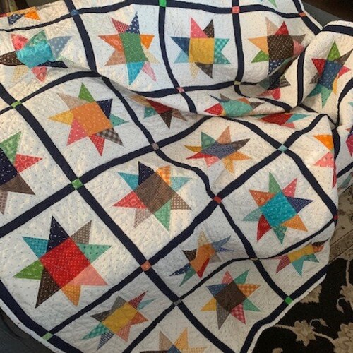 Custom Made Quilt Made in USA Heirloom Quilt Stars Stars Etsy