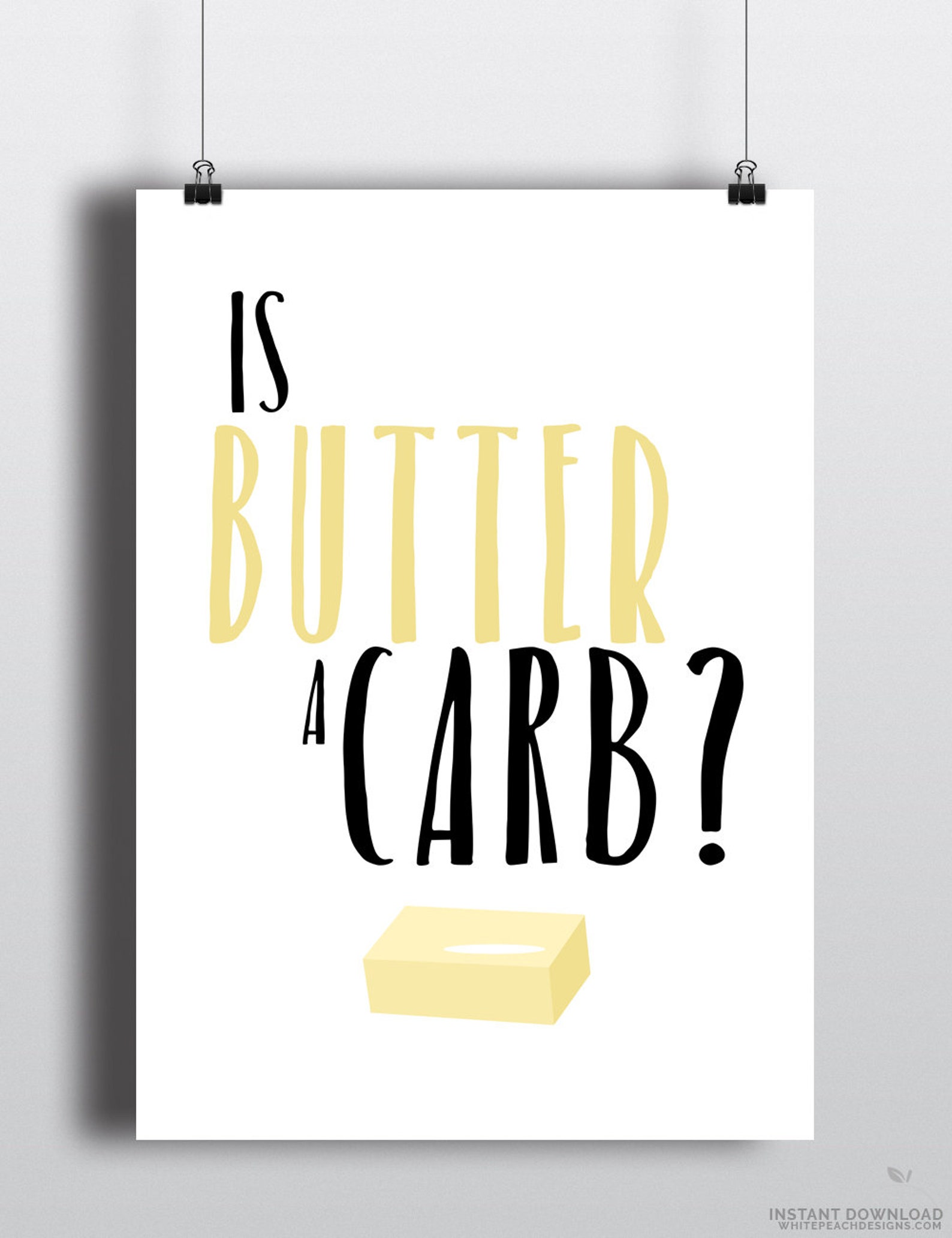 Is Butter a Carb Mean Girls Regina George Printable Quote | Etsy