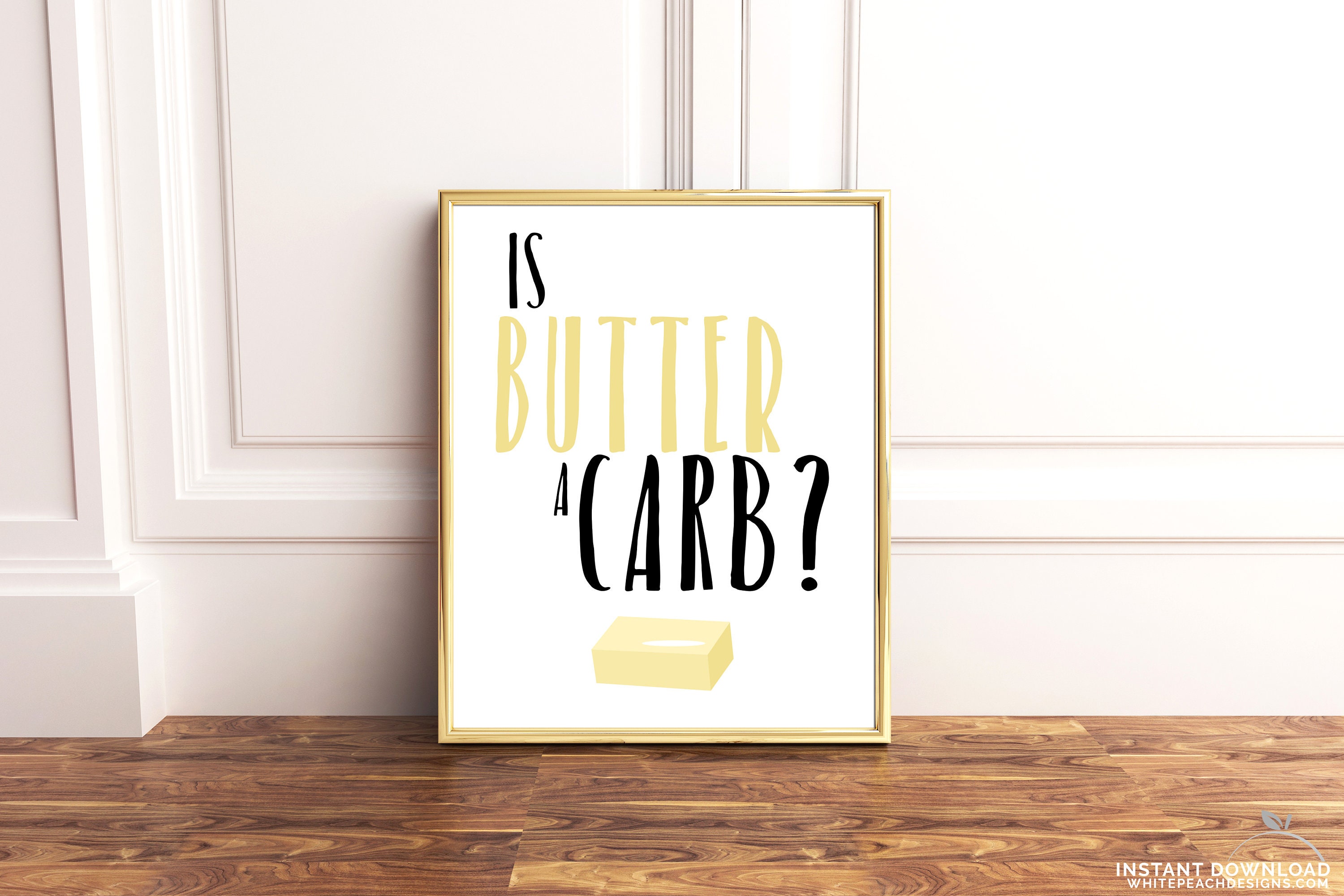 Is Butter a Carb Mean Girls Regina George Printable Quote | Etsy