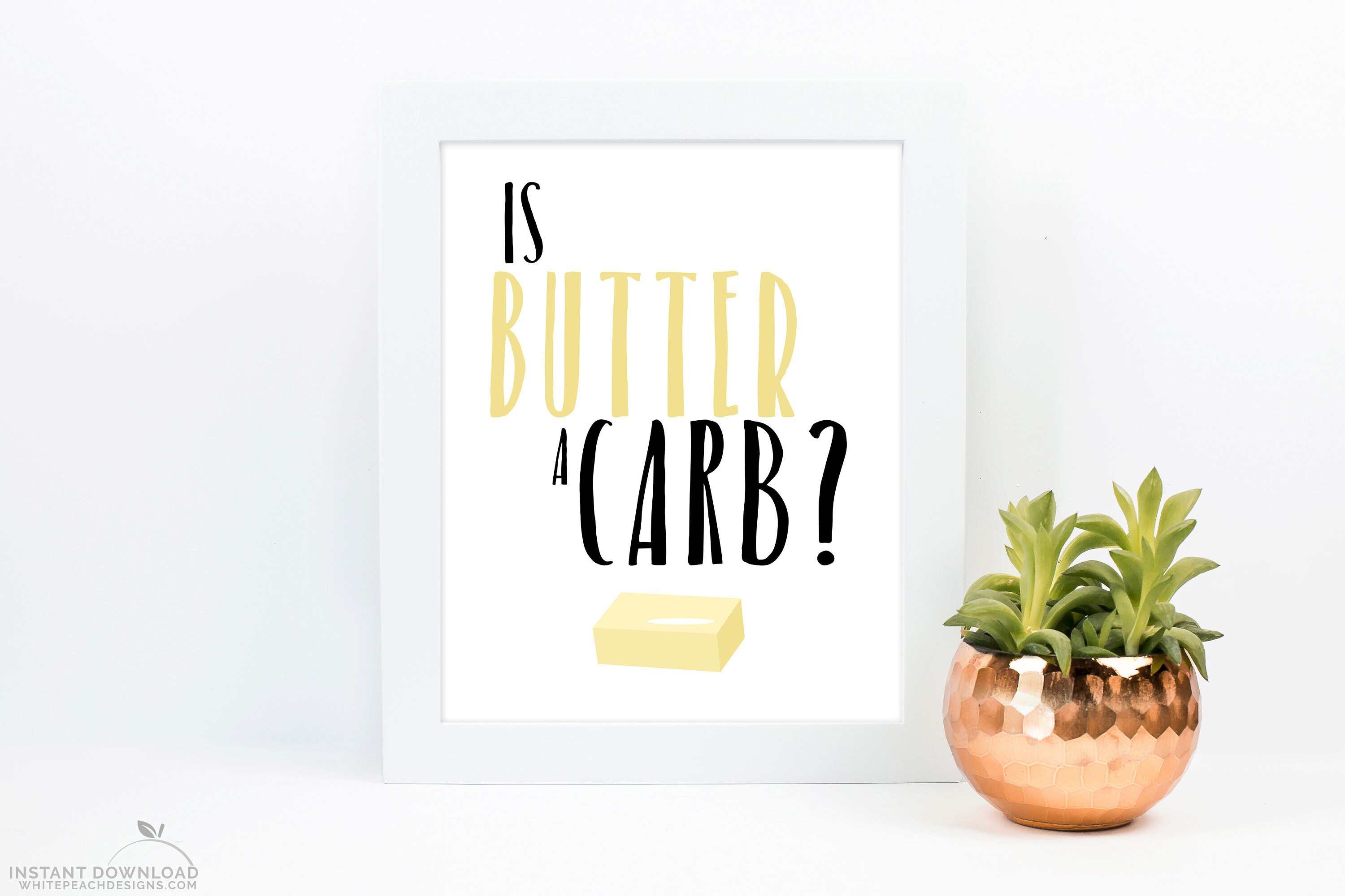 Is Butter a Carb Mean Girls Regina George Printable Quote | Etsy