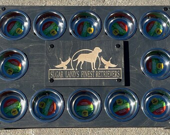 multiple puppy nursing station