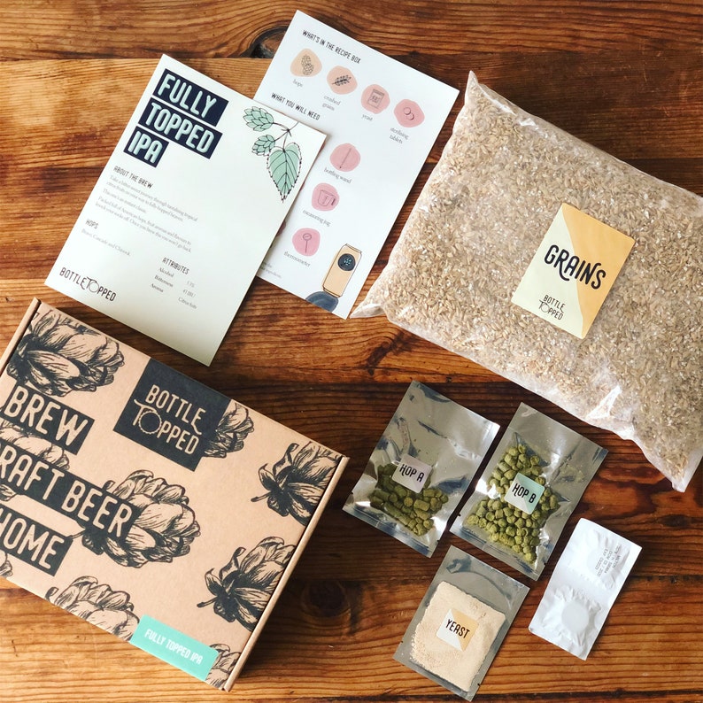 IPA Craft Beer Home Brew Ingredient Kit Etsy UK