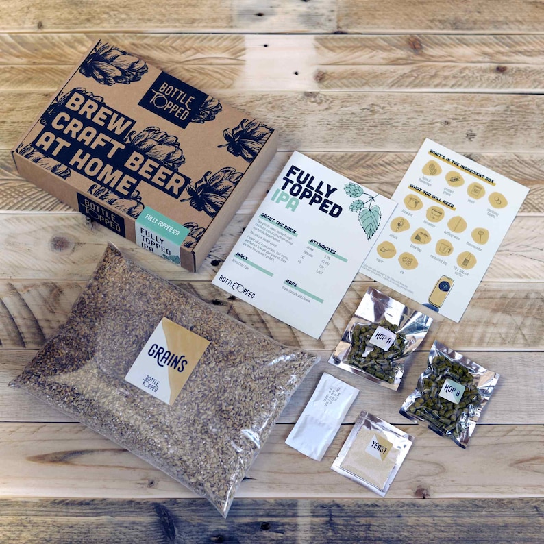 IPA Craft Beer Home Brew Ingredient Kit Etsy UK