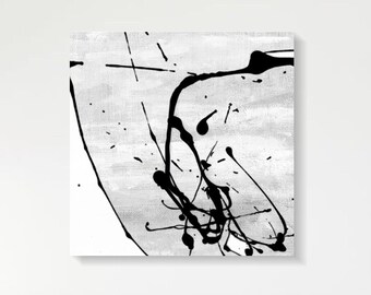 Black and White Art, Office decor, Wall art, Contemporary Art, Large abstract Art, Painting on canvas, Abstract Painting, Original Artwork