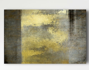 Large Canvas Painting, Oversize Painting, Gold Painting, Gray Painting, Original Abstract, Painting On Canvas, Office Decor Room, Modern Art