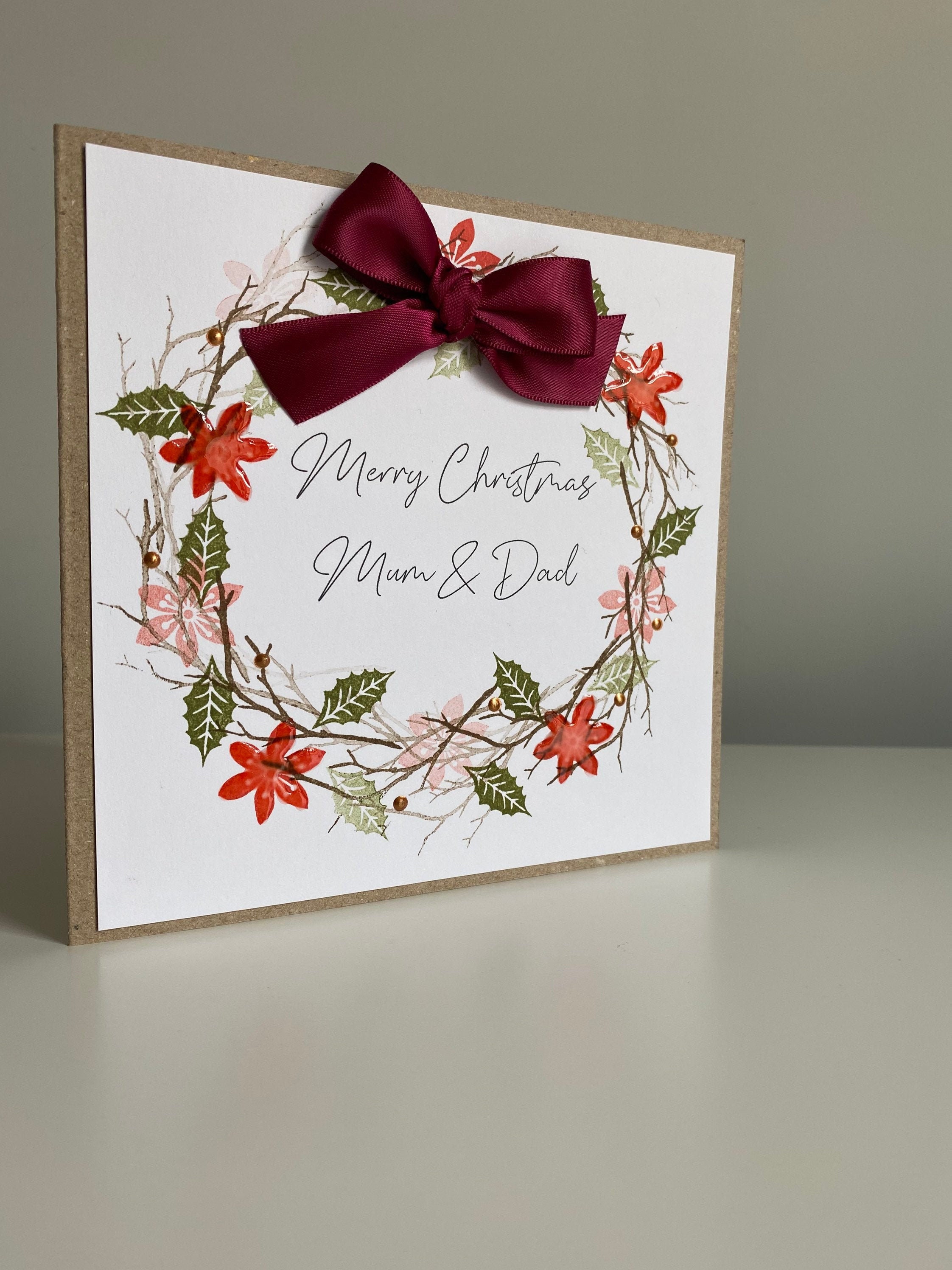 Personalised Named Christmas cards personalised Christmas Etsy