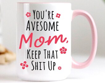 Lustige Kaffeetasse für Mama – Du bist großartig! Muttertagsgeschenk