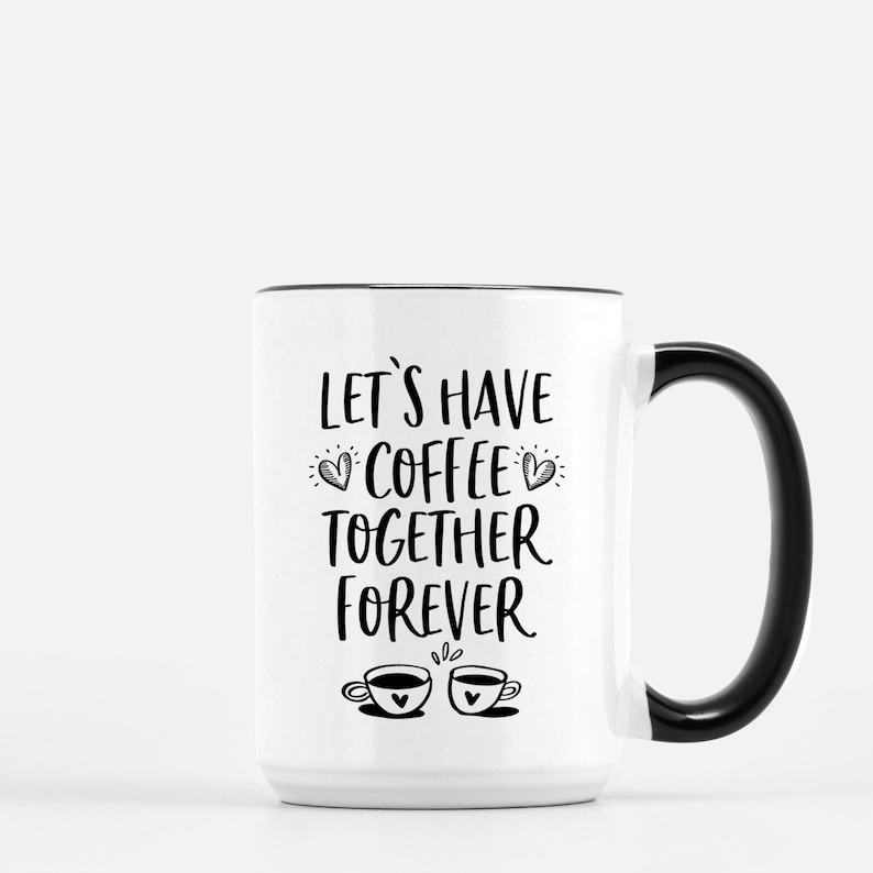 Kaffeelöffel-Set „Let’s Have Coffee Together Forever“ – Graviertes Edelstahl-Set Für Paare, Geschenk Zum Jahrestag