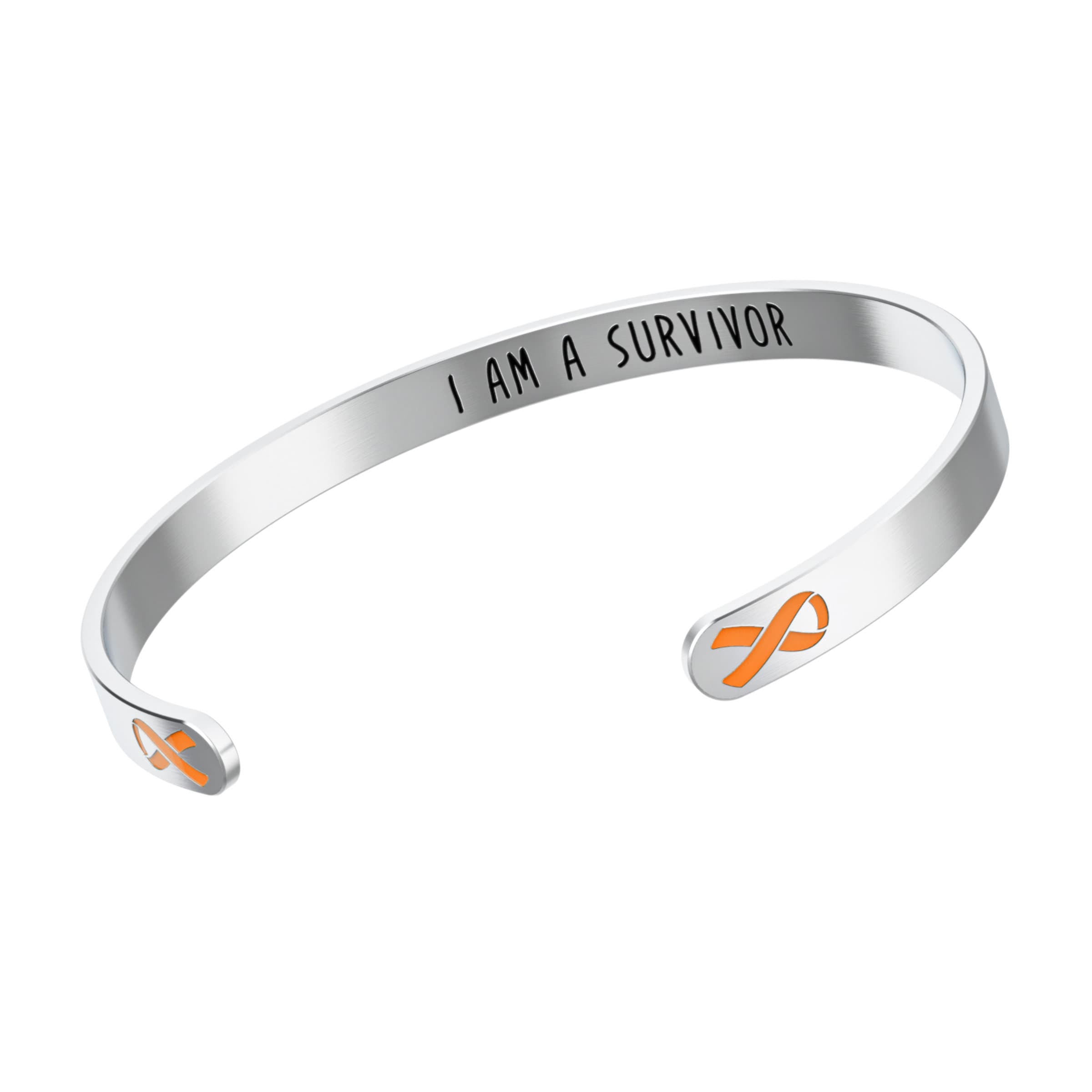 Leukemia & Kidney Cancer Awareness Bracelet Orange Ribbon Etsy