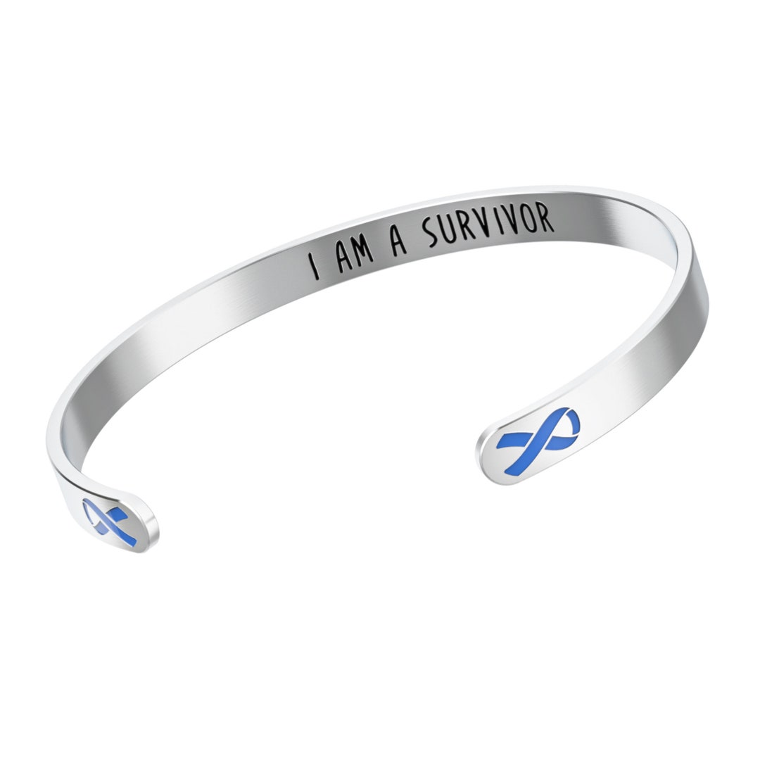 Colon Cancer Blue Ribbon Bracelets, Necklaces & Earrings