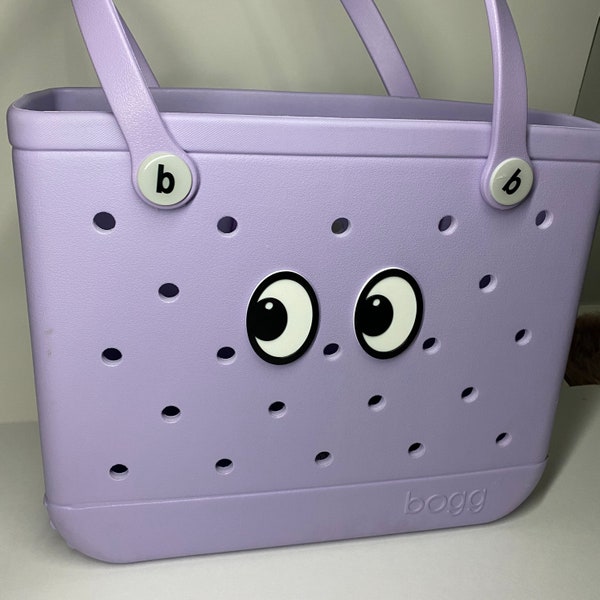 Peek-A-Boo Bogg Bag Charms / Eye Emblems / Bag Accessories / Waterproof / Decorative Bag Clip / Custom Eyes / Bag Charms