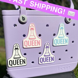 Bogg Taschenanhänger Queen / Hochwertige Farbe / Bogg Taschenanhänger / Bogg Taschenanhänger / Bogg Taschenzubehör / Pool Taschenanhänger / Einfach Südsee Charme