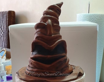 Sorting Hat cake toppers handmade edible personalised party theme any occasion unofficial