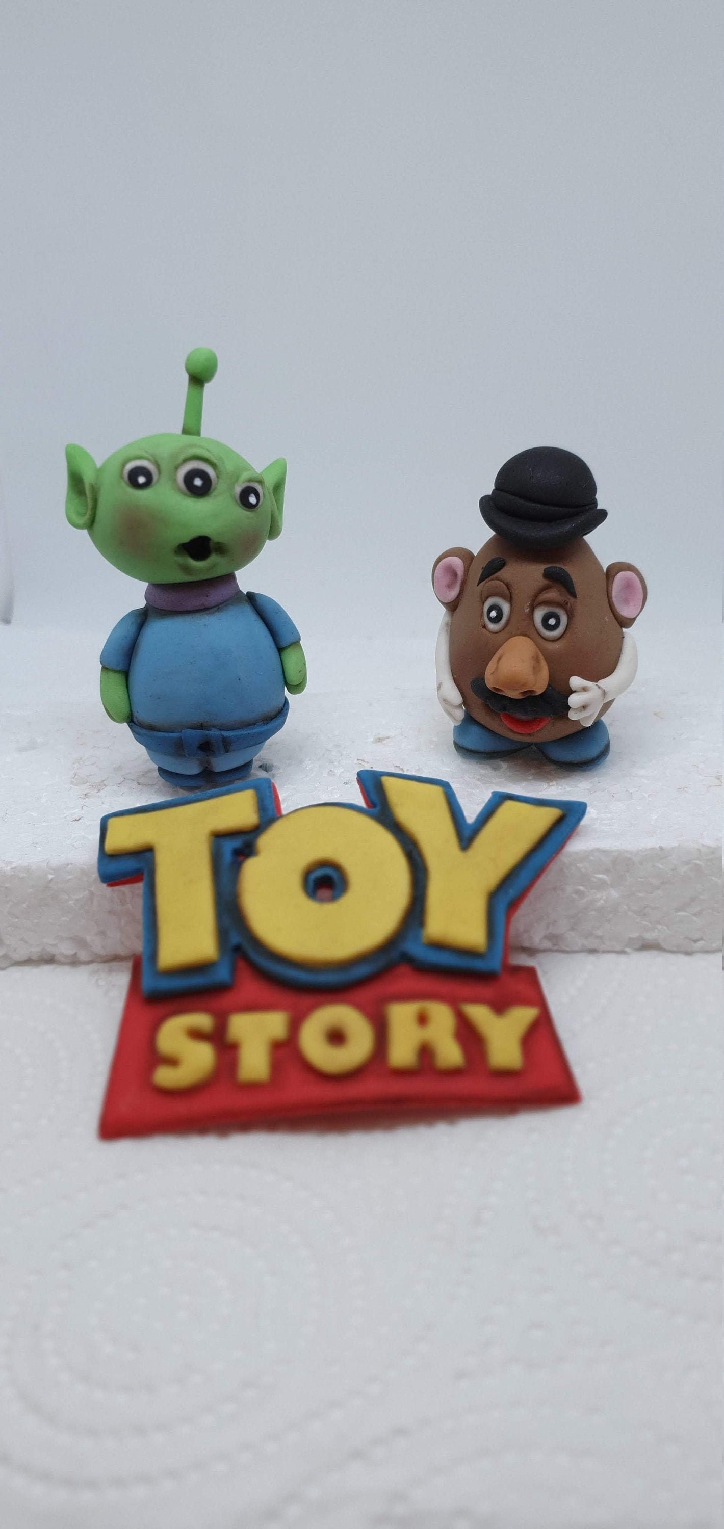 Allien And Mr Potato Cake Topper Toy Story Theme Handmade Etsy Sweden