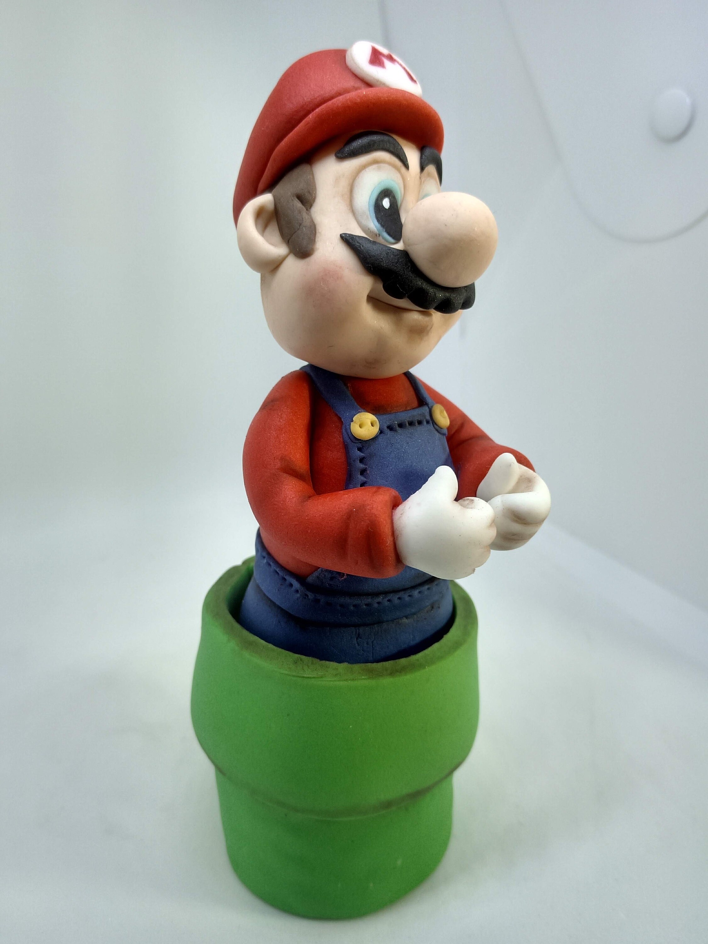 Mario Bros cake topper handmade edible birthday cake video | Etsy