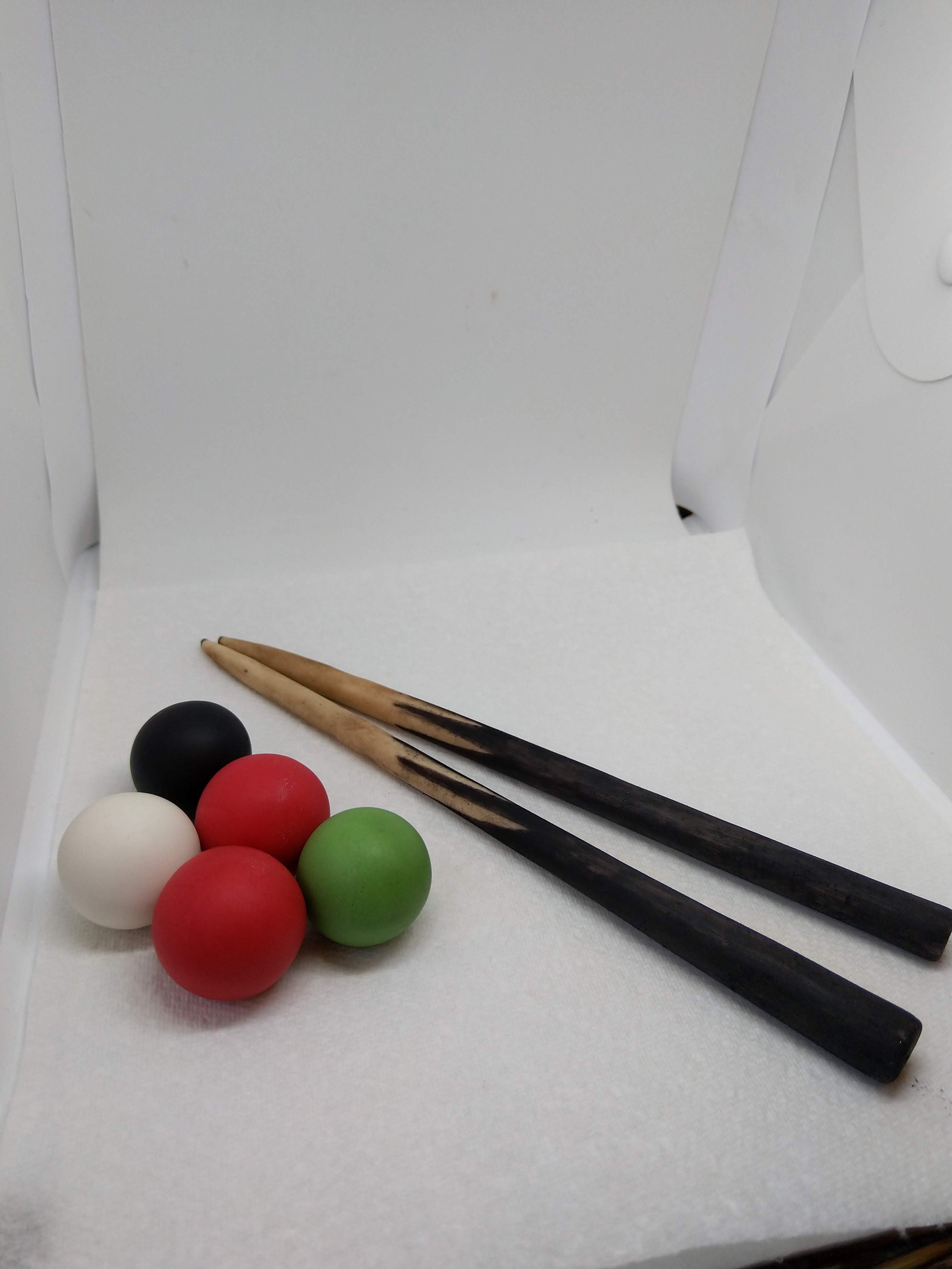 Snooker cues and balls cake topper handmade edible birthday Etsy