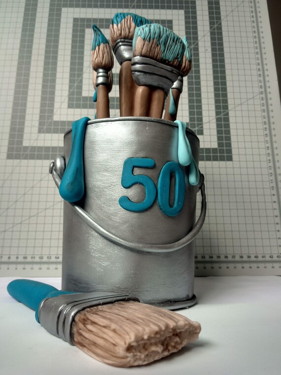 Peinture Pot Et Pinceaux Cake Topper Comestible Danniversaire Etsy Peinture Pot Et Pinceaux Cake Topper Comestible Danniversaire Etsy